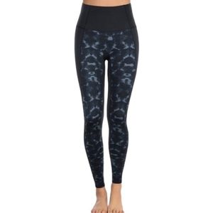 SPANX Active Full-Length Leggings Midnight Sky Women's Small
